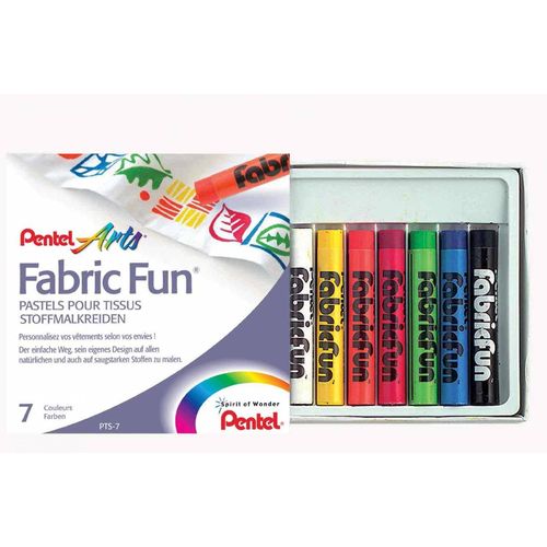 Giz Pastel Seco Pentel Fabric Fun 7 Cores Pts-7 é bom? Vale a pena?