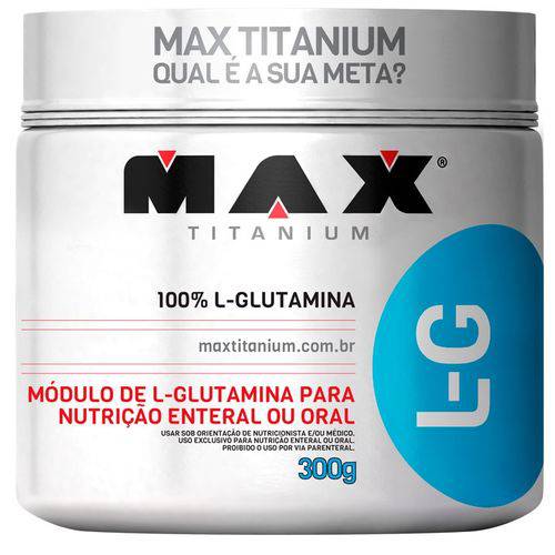 Glutamina L-G Max Titanium 300g é bom? Vale a pena?