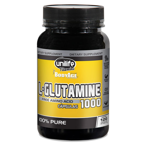Glutamina Pura 120 Cápsulas Unilife é bom? Vale a pena?