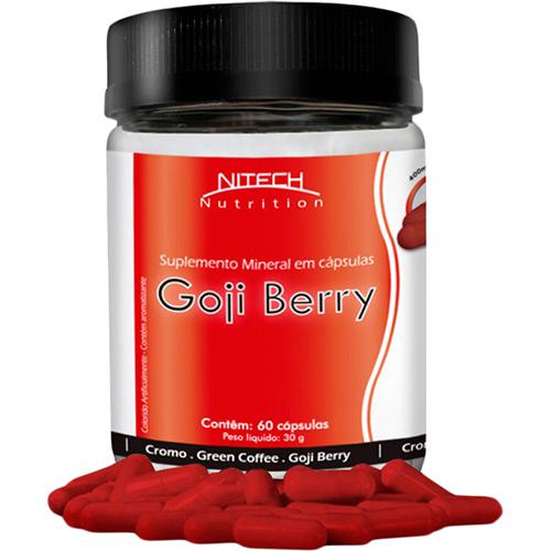 Goji Berry com Café Verde e Picolinato de Cromo - Termogênico 60 Cápsulas - Nitech Nutrition é bom? Vale a pena?