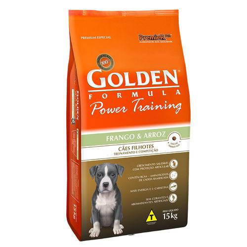 Golden Power Training Filhote para Cães Sabor Frango e Arroz - 15kg é bom? Vale a pena?