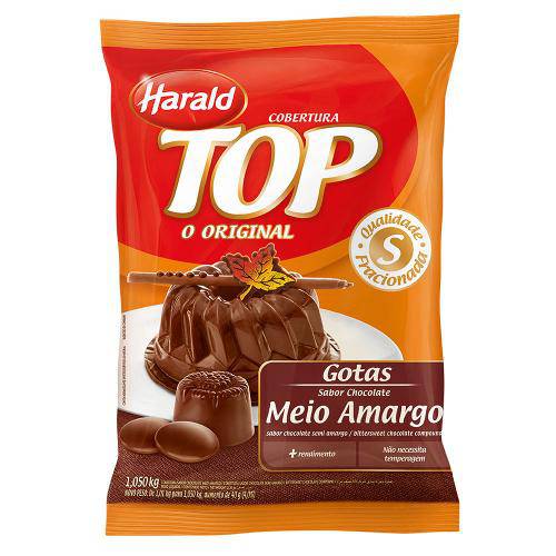 Gotas de Chocolate Fracionado Meio Amargo 1,050kg - Harald é bom? Vale a pena?