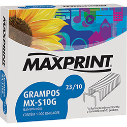 Grampo Maxprint Galvanizado 23/10 (caixa C/1000 Grampos) - Maxprint é bom? Vale a pena?