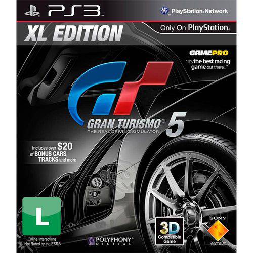 Gran Turismo 5 Xl Edition Favoritos - Ps3 é bom? Vale a pena?