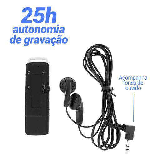 Gravador de Áudio Espião Equipamento Espionagem Mini Pendrive Portátil Produto Gravar Gravação Voz é bom? Vale a pena?