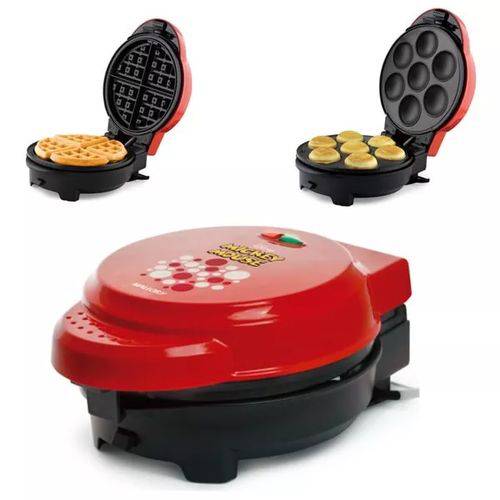 Grill Máquina de Cupcake, Waffle, Crepe e Omeleteira Mickey Disney Mallory 5 em 1 é bom? Vale a pena?
