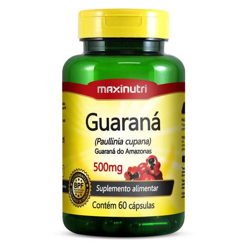 Guaraná 500mg - Maxinutri - 60 Cápsulas é bom? Vale a pena?