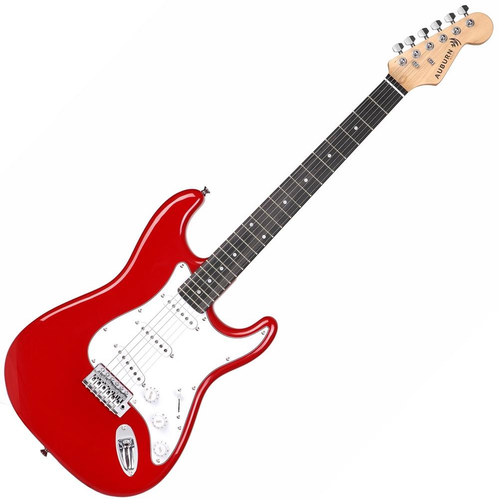 Guitarra Elétrica Strato Vermelha Aubst19 Auburn é bom? Vale a pena?