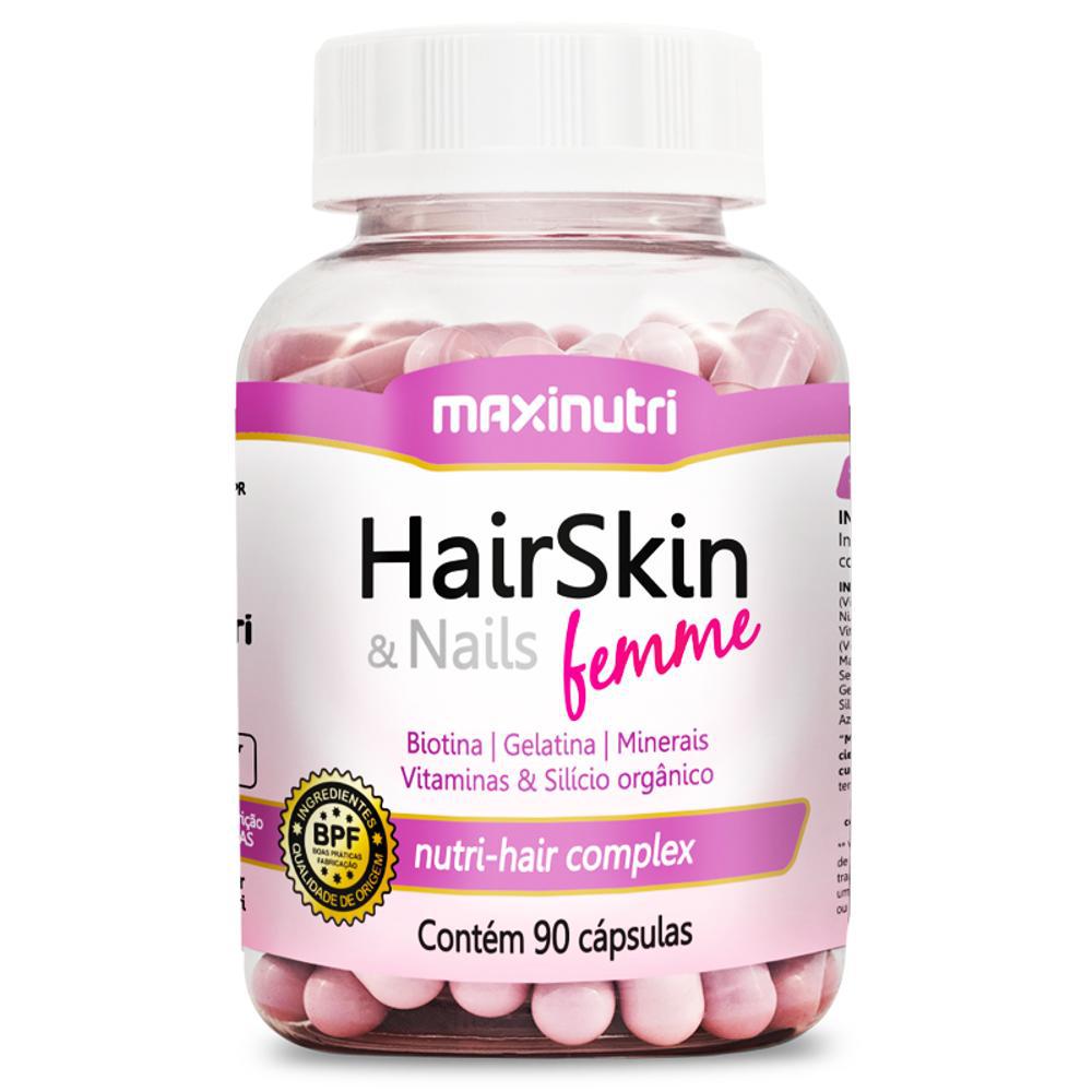 Hair Skin E Nails Femme 500mg - 90 Cápsulas - Maxinutri é bom? Vale a pena?