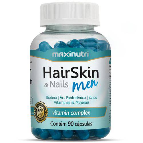Hair Skin e Nails Men (Para Cabelo) com 90 Cápsulas - Maxinutri é bom? Vale a pena?