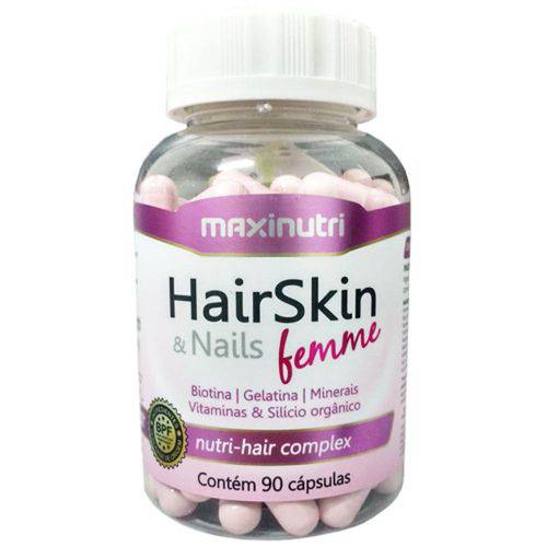 Hairskin Nails Femme Maxinutri C/ 90 Cápsulas é bom? Vale a pena?