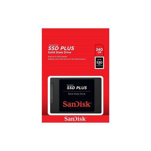 Hd Ssd Sandisk Plus 240gb G26 530-400 Mb/s é bom? Vale a pena?