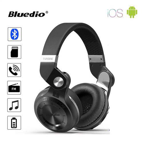 Headphone Bluedio T2+ Plus Turbine Bluetooth Dobrável - com FM e Slot Cartão SD é bom? Vale a pena?