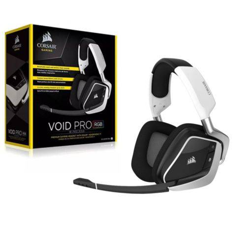 Headphone Corsair Gaming Void Pro White Rgb Wireless Dolby Dgital 7.1 - CA-9011153-NA é bom? Vale a pena?