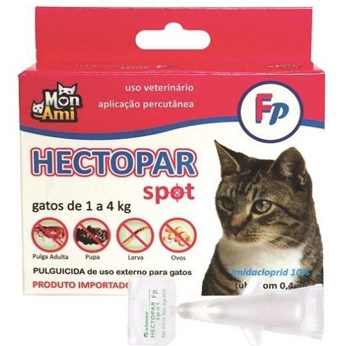 Hectopar Fg Antipulgas para Gatos de 4 a 10 Kg é bom? Vale a pena?