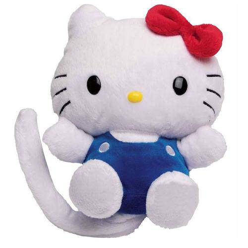 Hello Kitty Rindo à Toa Boneca Bicho de Pelúcia com Sensor Gira e Ri - Modelo Gatinha Roupa Azul Dt8 é bom? Vale a pena?