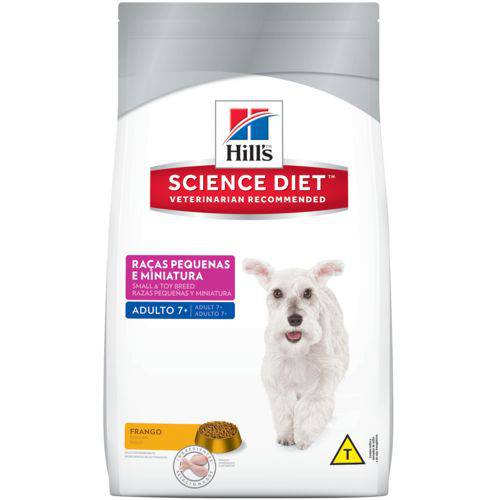 Hills Science Diet Cães Adulto 7+ Raças Pequenas e Miniaturas - 3kg é bom? Vale a pena?