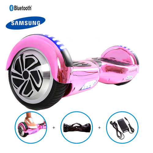 Hoverboard 6,5" Pink Cromado Hoverboardx Bateria Samsung Bluetooth Smart Balance com Bolsa é bom? Vale a pena?
