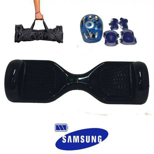 Hoverboard 6,5 Polegadas Preto -bateria Samsung -c/ Bolsa e Kit de Proteção Azul é bom? Vale a pena?