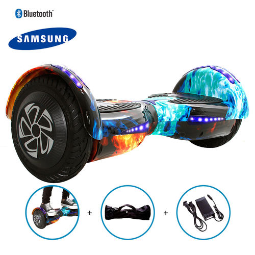 Hoverboard 8" Fogo Vermelho e Azul Hoverboardx Bateria Samsung Bluetooth Smart Balance com Bolsa é bom? Vale a pena?