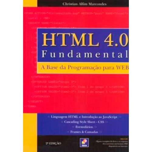 Html 4.0 Fundamental - A Base Da Programação Para Web é bom? Vale a pena?