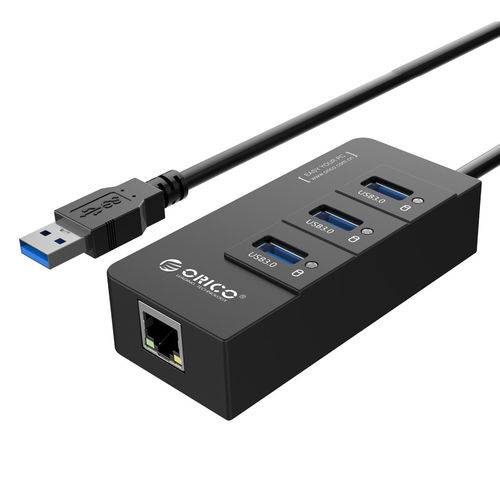 Hub USB 3.0 - 3 Portas USB 3.0 + Entrada Gigabit Ethernet - ORICO - HR01-U3 é bom? Vale a pena?