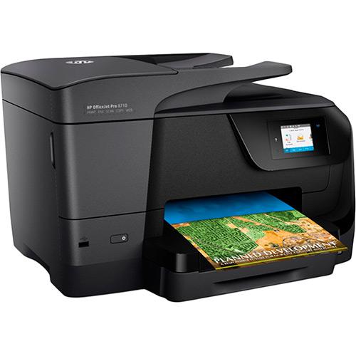 Impressora Multifuncional HP Officejet Pro 8710 Jato de Tinta Wireless - Fax + Cópia + Digitalização é bom? Vale a pena?