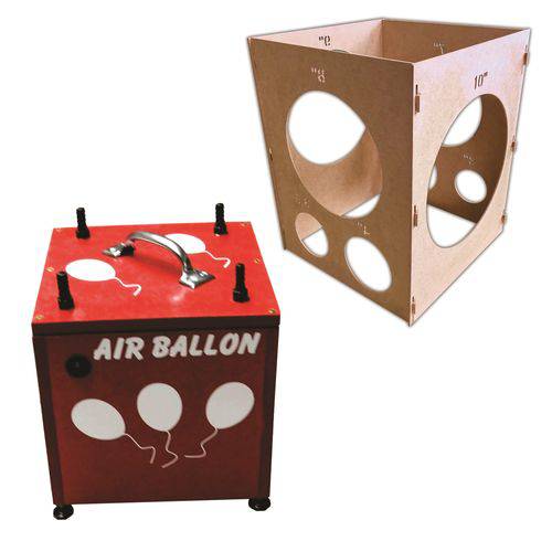 Inflador Compressor para Balões Bexigas Bolas Balão com Medidor em MDF é bom? Vale a pena?