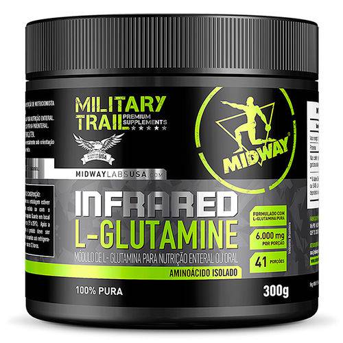 Infrared L-Glutamine Military Trail (300g) - Midway é bom? Vale a pena?