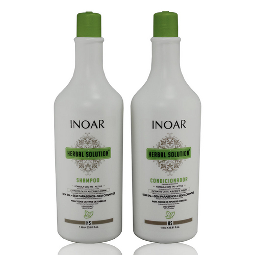 Inoar Herbal Solution Kit Shampoo e Condicionador - 2x1l é bom? Vale a pena?