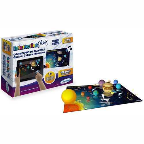 Interactive Play Conhecendo os Planetas - 100 Peças - Madeira - Multicolorido - 53265 - Xalingo é bom? Vale a pena?