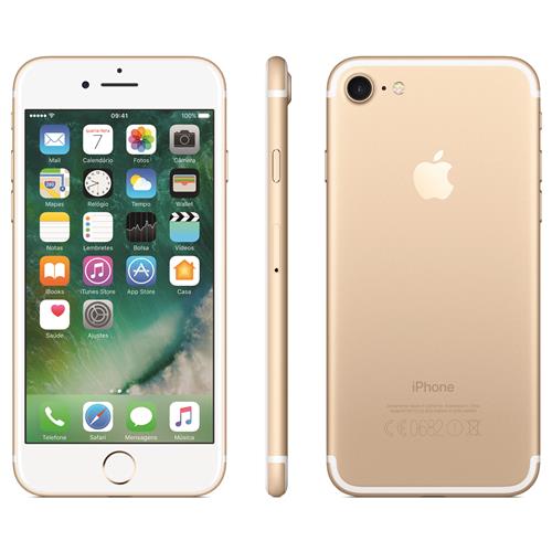 iPhone 7 Apple com 128GB, Tela Retina HD de 4,7” com 3D Touch, iOS 10, Sensor Touch ID, Câmera 12MP, Resistente à Água, Wi-Fi, 4G LTE e NFC – Dourado é bom? Vale a pena?