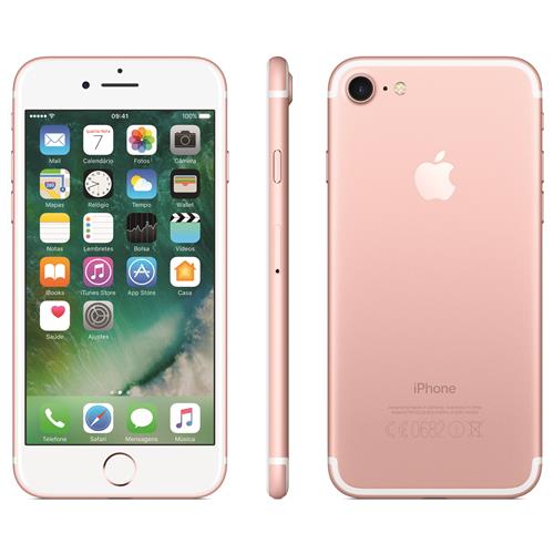 iPhone 7 Apple com 32GB, Tela Retina HD de 4,7” com 3D Touch, iOS 10, Sensor Touch ID, Câmera 12MP, Resistente à Água, Wi-Fi, 4G LTE e NFC - Ouro Rosa é bom? Vale a pena?