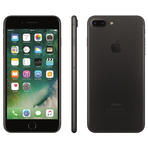 iPhone 7 Apple Plus com 128GB, Tela Retina HD de 5,5”, iOS 10, Dupla Câmera Traseira, Resistente à Água, Wi-Fi, 4G LTE e NFC - Preto Matte é bom? Vale a pena?