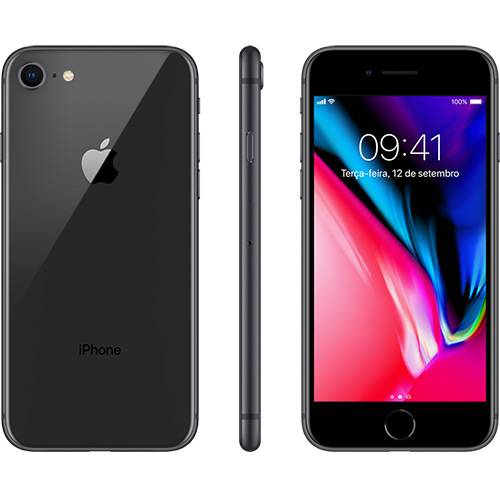 IPhone 8 Cinza Espacial 256GB Tela 4.7" IOS 11 4G Wi-Fi Câmera 12MP - Apple é bom? Vale a pena?