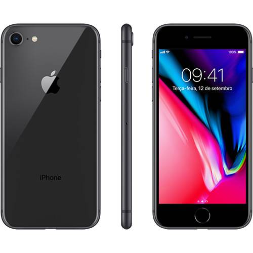 IPhone 8 Cinza Espacial 64GB Tela 4.7" IOS 11 4G Wi-Fi Câmera 12MP - Apple é bom? Vale a pena?