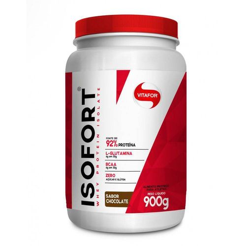 Isofort Whey Protein Isolada Sabor Chocolate 900g - Vitafor é bom? Vale a pena?