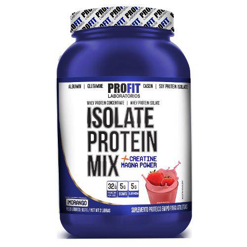 Isolate Protein Mix 900gr (Pote) - Profit - Morango é bom? Vale a pena?