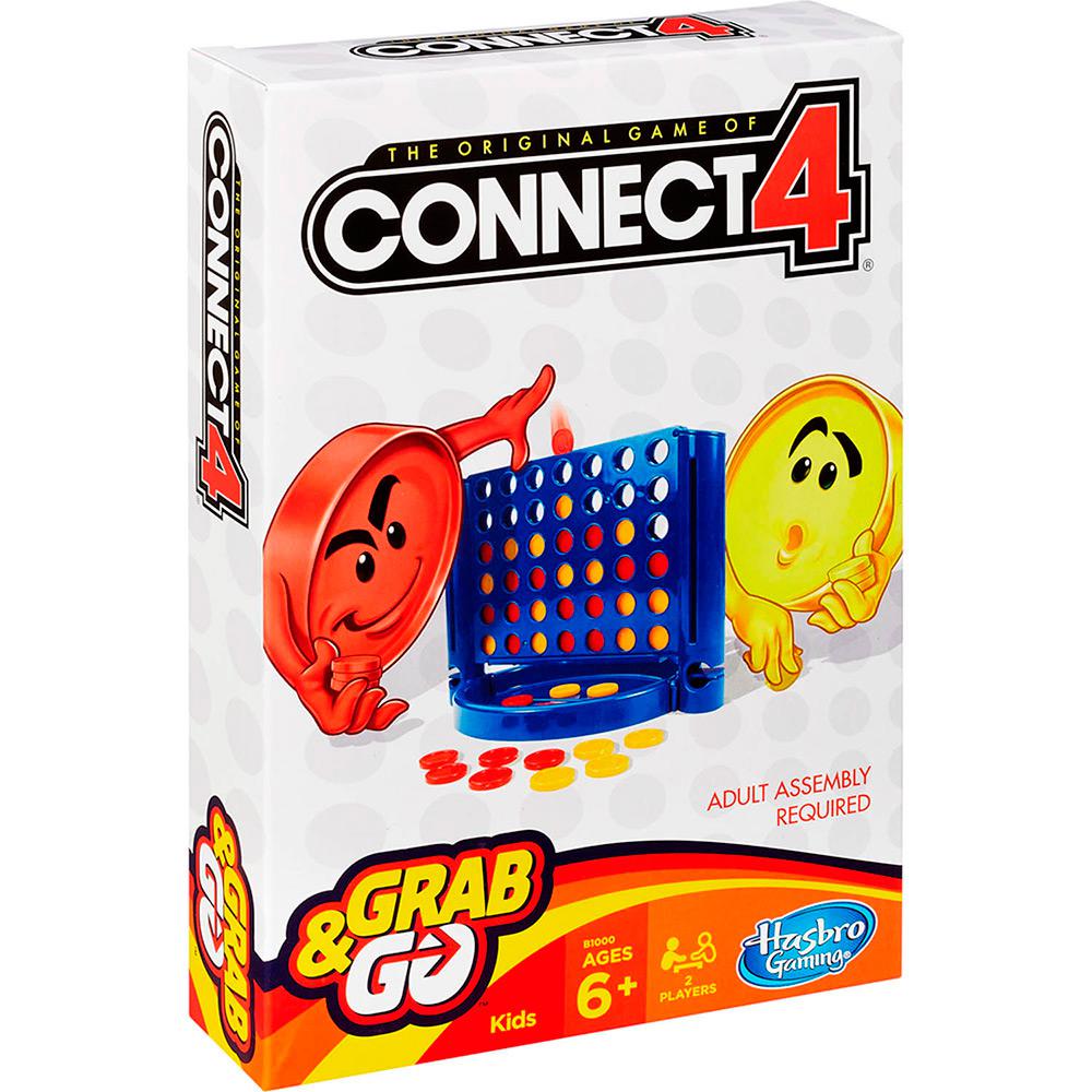 Jogo Connect 4 Grab&Go - Hasbro é bom? Vale a pena?