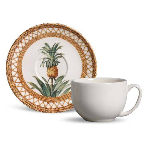 Jogo de 6 Xícaras de Chá Porto Brasil Coup Pineapple Natural é bom? Vale a pena?