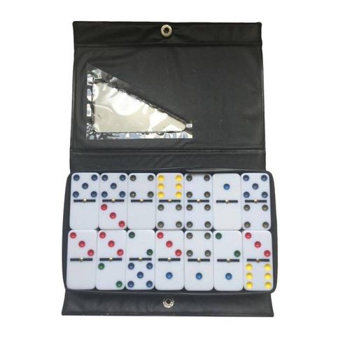 Jogo de Domino 28 Pedras Resina com Estojo Colorido é bom? Vale a pena?