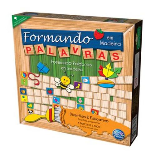 Jogo Formando Palavras em Madeira C/136 Peças - Pais e Filhos é bom? Vale a pena?