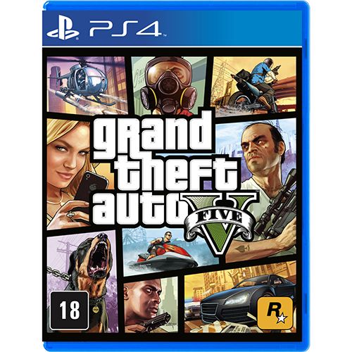 Jogo GTA V (GTA 5) Grand Theft Auto - PS4 Midia Fisica Novo é bom? Vale a pena?