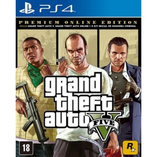 Jogo GTA V (Premium Online Edition) - Grand Theft Auto V PS4 é bom? Vale a pena?