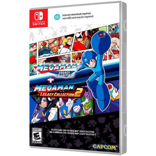 Jogo Mega Man Legacy Collection + Mega Man Legacy Collection 2 Nintendo Switch é bom? Vale a pena?