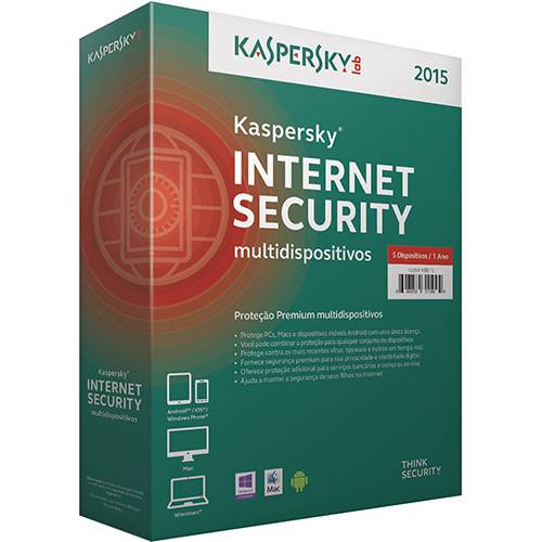 Kaspersky Antivírus - Internet Security Multidispositivos 2015 - 5 Dispositivos 1 Ano + 1 Licença Grátis é bom? Vale a pena?