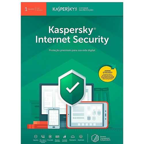 Kaspersky Internet Security 1 Dispositivo 1 Ano Versão 2019 é bom? Vale a pena?