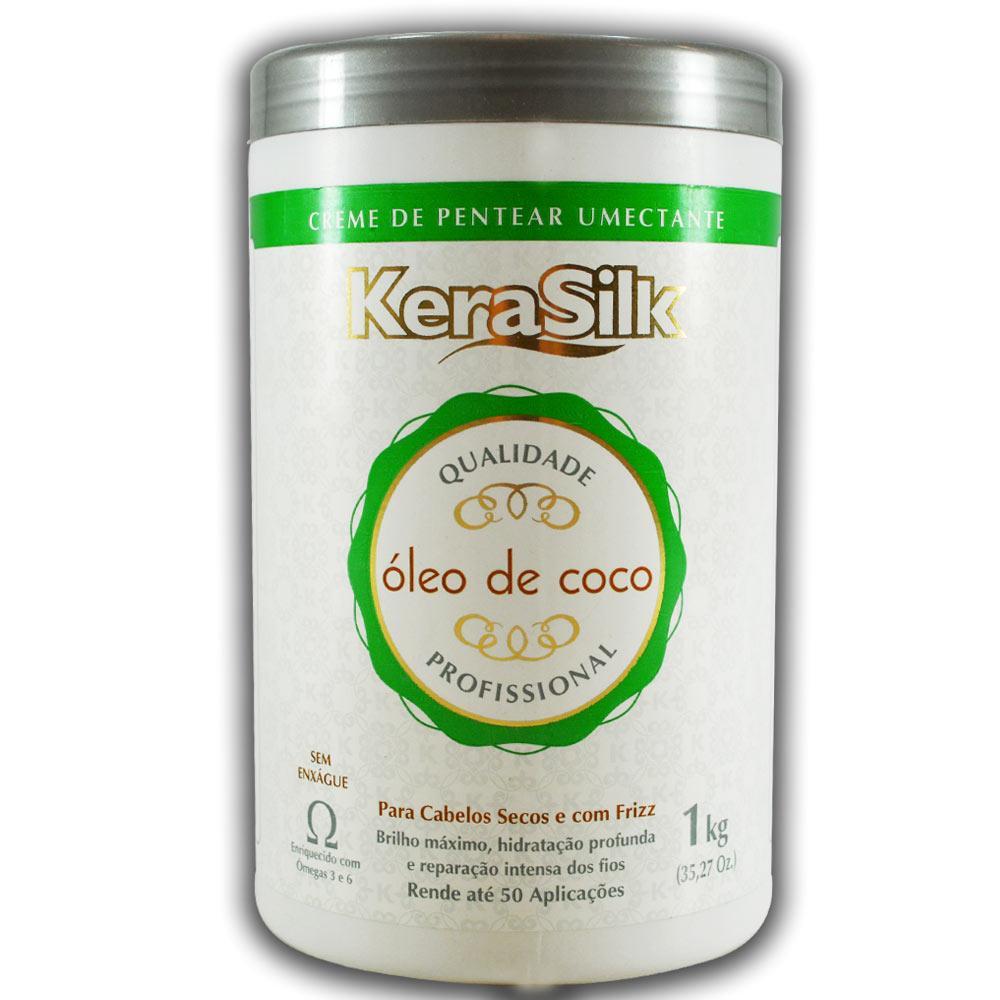 Kerasilk - Creme De Pentear Umectante Óleo De Coco - 1kg é bom? Vale a pena?