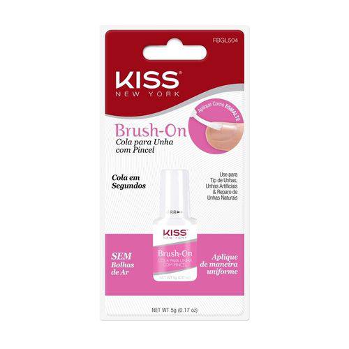 Kiss New York Brush-on Cola para Unha Ref - Fbgl504 é bom? Vale a pena?