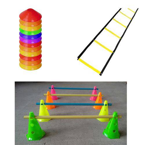 Kit 1 Escada + 10 Half Cone + 8 Cones com Barreiras Funcional Rythmoon é bom? Vale a pena?